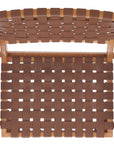 Bellona Leather Woven Accent Chair- ACH1004A