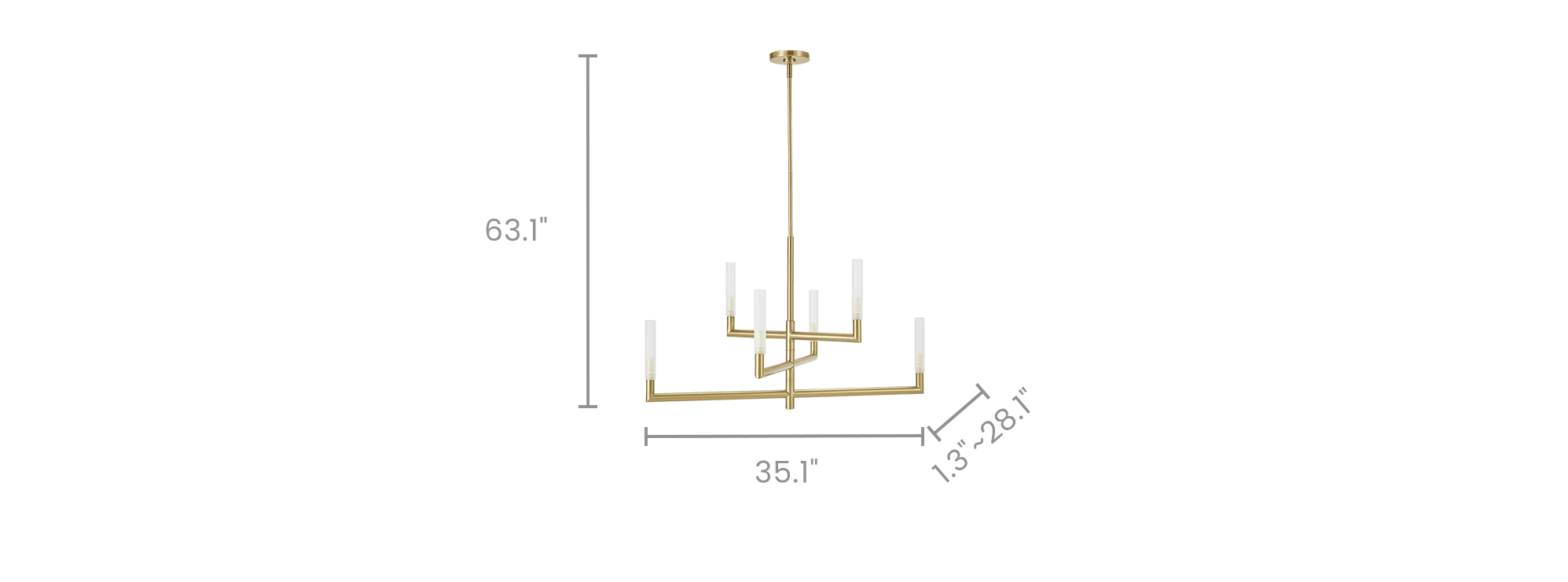 Axis Tiered Chandelier