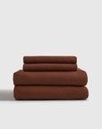 European Linen Sheet Set with Flat Sheet