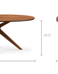 Brighton Oval Dining Table