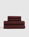 European Linen Sheet Set with Flat Sheet