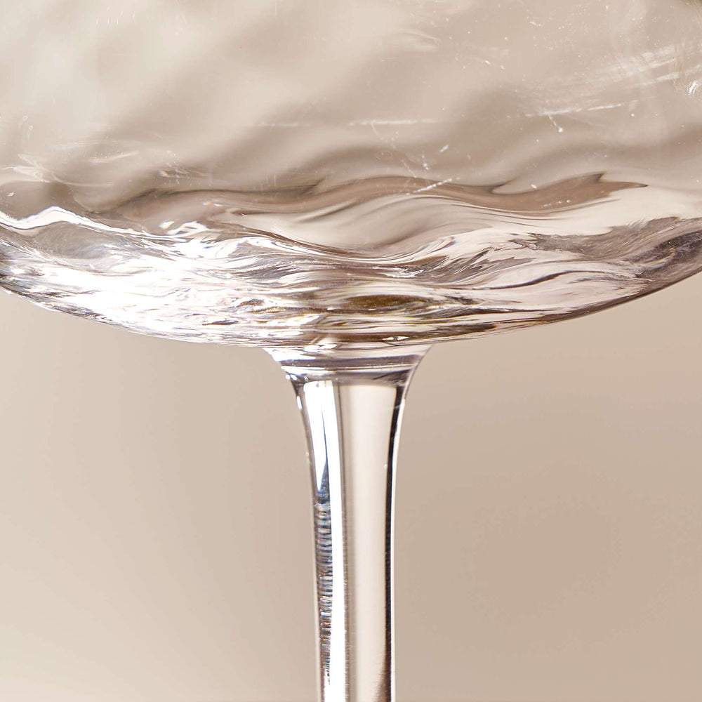 Cascade Coupe Glasses, Set of 4