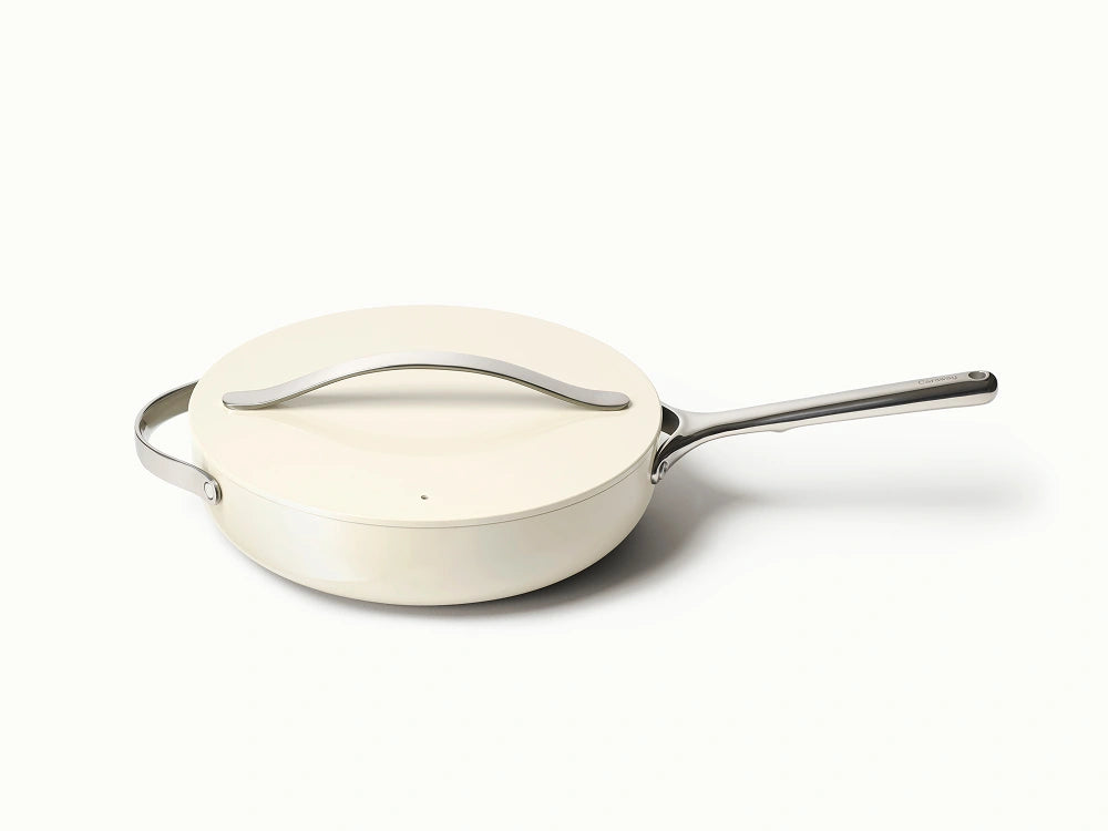 Sauté Pan | Large Sauté Pan with Lid | Induction, Gas, & Electric Safe