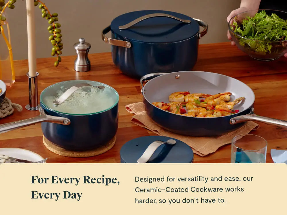 Sauté Pan | Large Sauté Pan with Lid | Induction, Gas, & Electric Safe