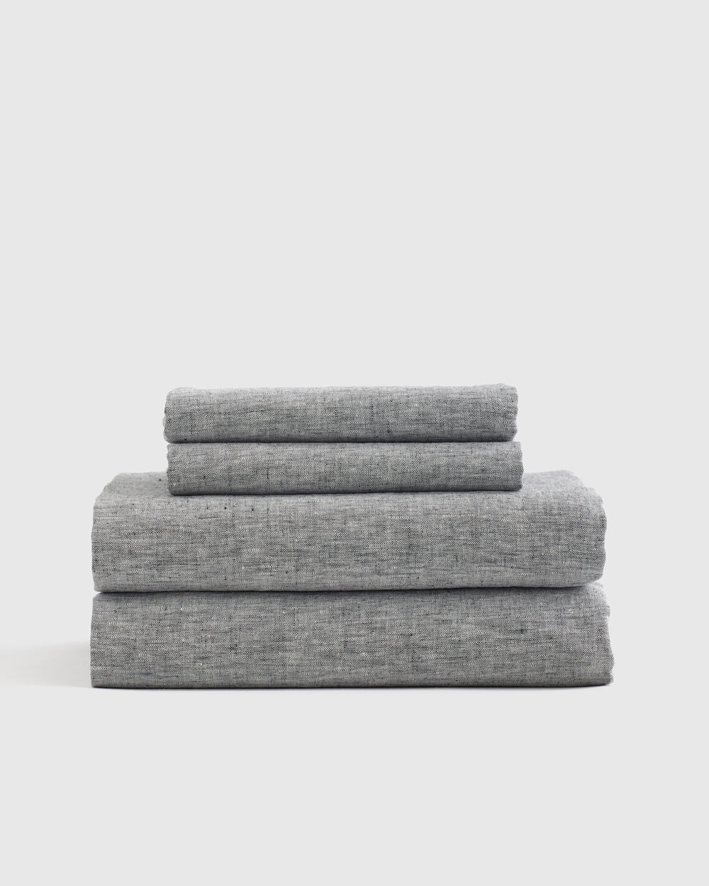 European Linen Sheet Set with Flat Sheet