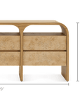 Crescent 6-Drawer Dresser