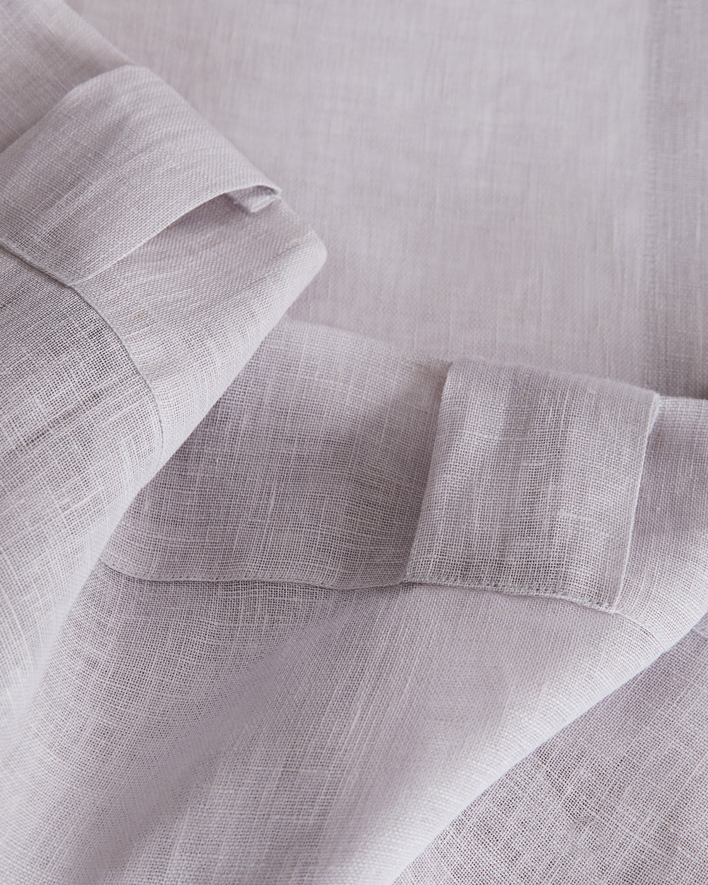 European Linen Sheer Curtain Set (Set of 2)