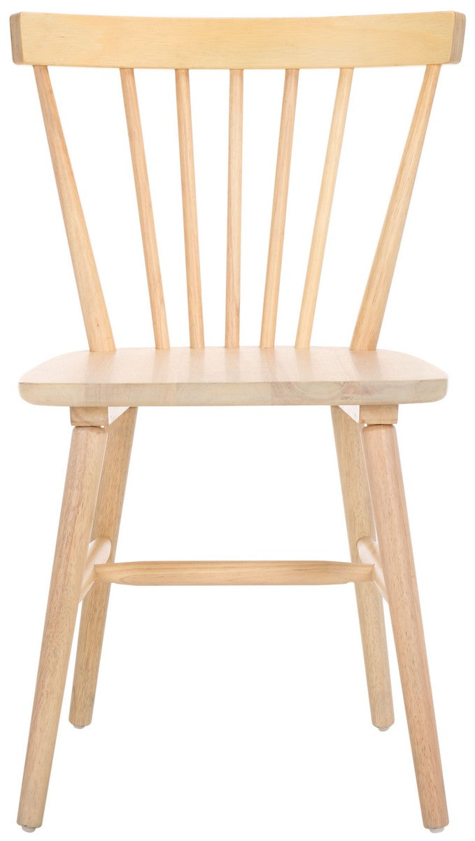 Safavieh Winona Spindle Back Dining Chair Set 2, White Natural
