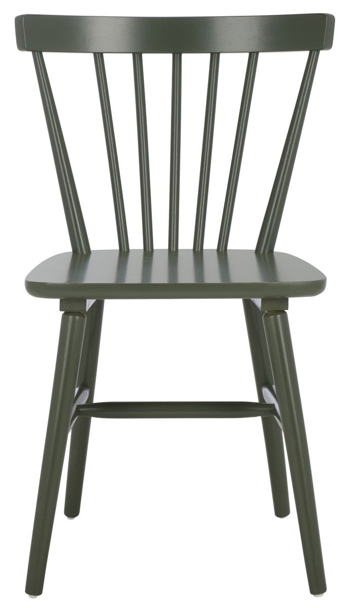 Safavieh Winona Spindle Back Dining Chair Set 2, White Natural