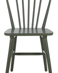 Safavieh Winona Spindle Back Dining Chair Set 2, White Natural