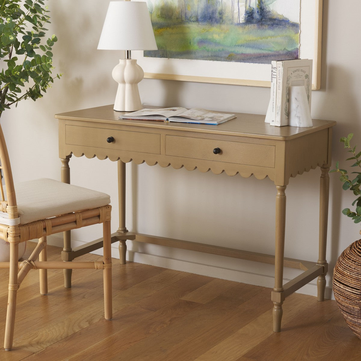 Haven 2 Drawer Desk- DSK5715C