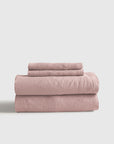 European Linen Sheet Set with Flat Sheet