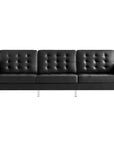 Loft Tufted Vegan Leather Sofa