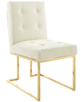 Privy Performance Velvet Dining Chair (Set of 2)