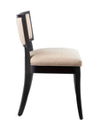 Pristine Upholstered Fabric Dining Chairs Set of 2