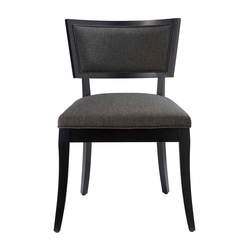 Pristine Upholstered Fabric Dining Chairs Set of 2
