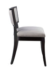 Pristine Upholstered Fabric Dining Chairs Set of 2