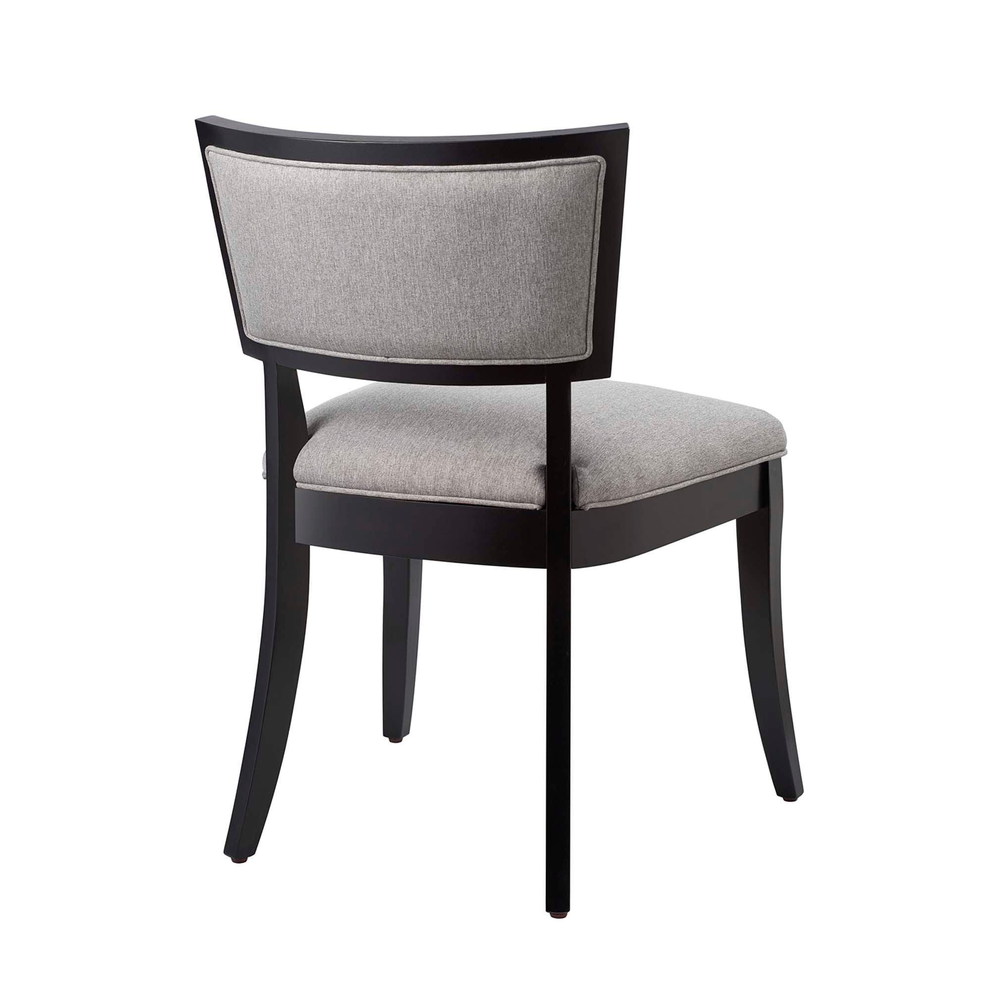 Pristine Upholstered Fabric Dining Chairs Set of 2