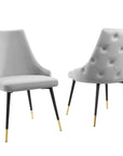 Adorn Performance Velvet Dining Side Chair (Set of 2)