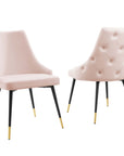 Adorn Performance Velvet Dining Side Chair (Set of 2)