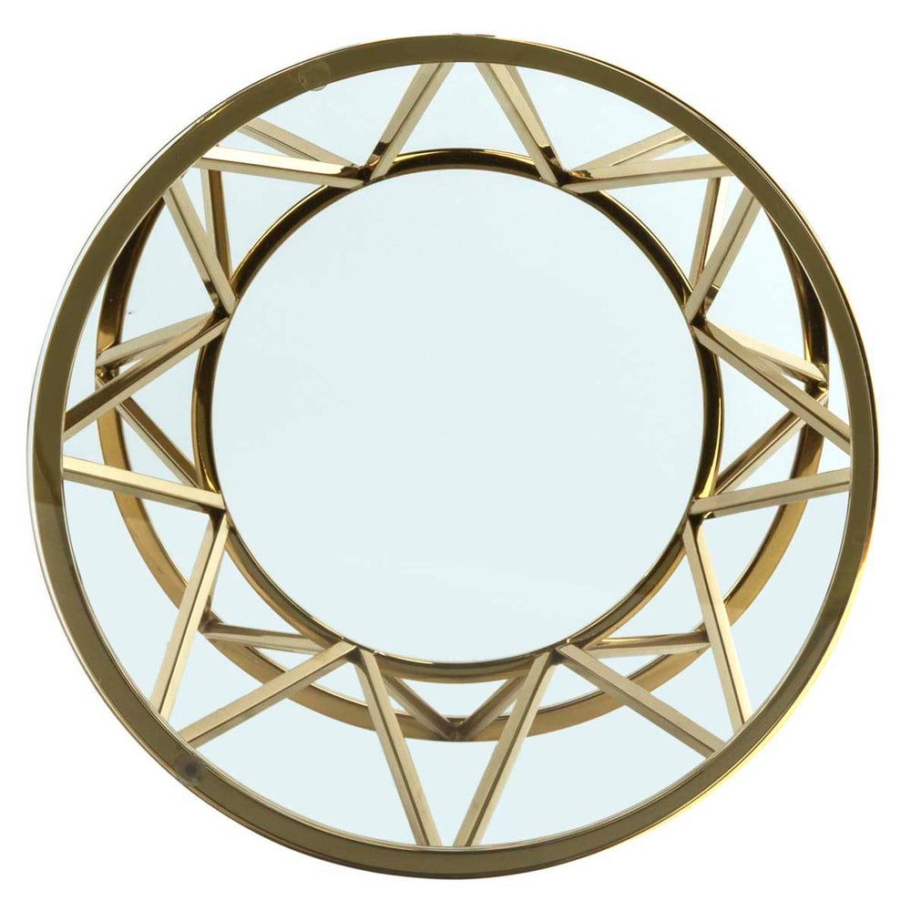 Safavieh Couture Delsy Glass Top End Table - Gold