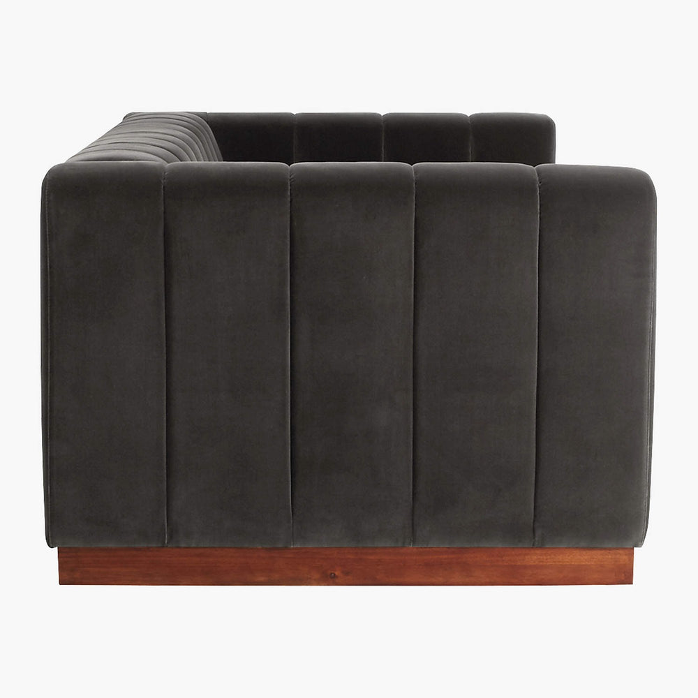 Forte 81&quot; Channeled Sofa