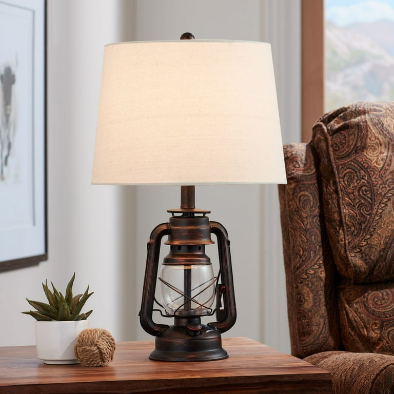 https://www.walmart.com/ip/Franklin-Iron-Works-Murphy-Rustic-Industrial-Accent-Table-Lamp-Miner-Lantern-23-High-Red-Bronze-Oatmeal-Fabric-Shade-for-Bedroom-Living-Room-Office/937333000
