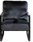 Black Upholstered Accent Chair