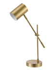 Globe Electric Pratt 20" Matte Brass Desk Lamp, 52098