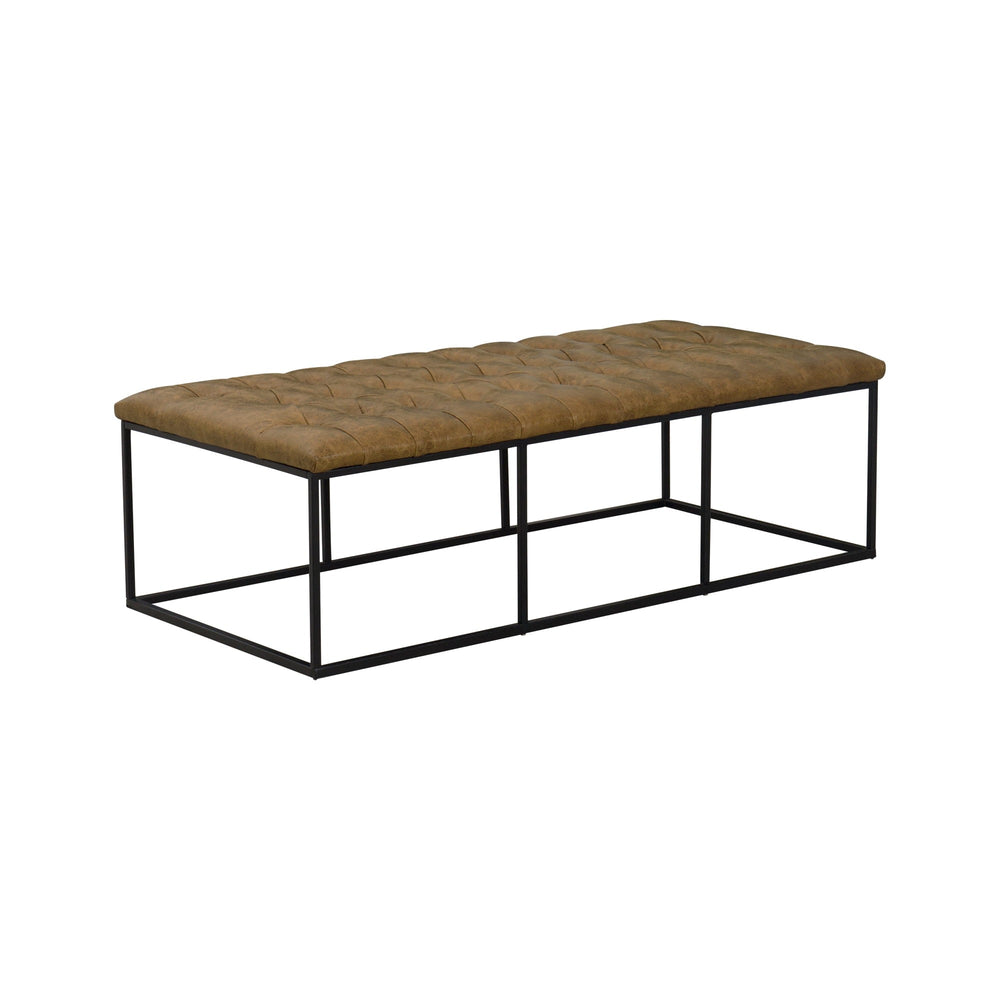 58" Large Ottoman with Button Tufting