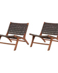 Idina Leather Accent Chair (Set of 2)