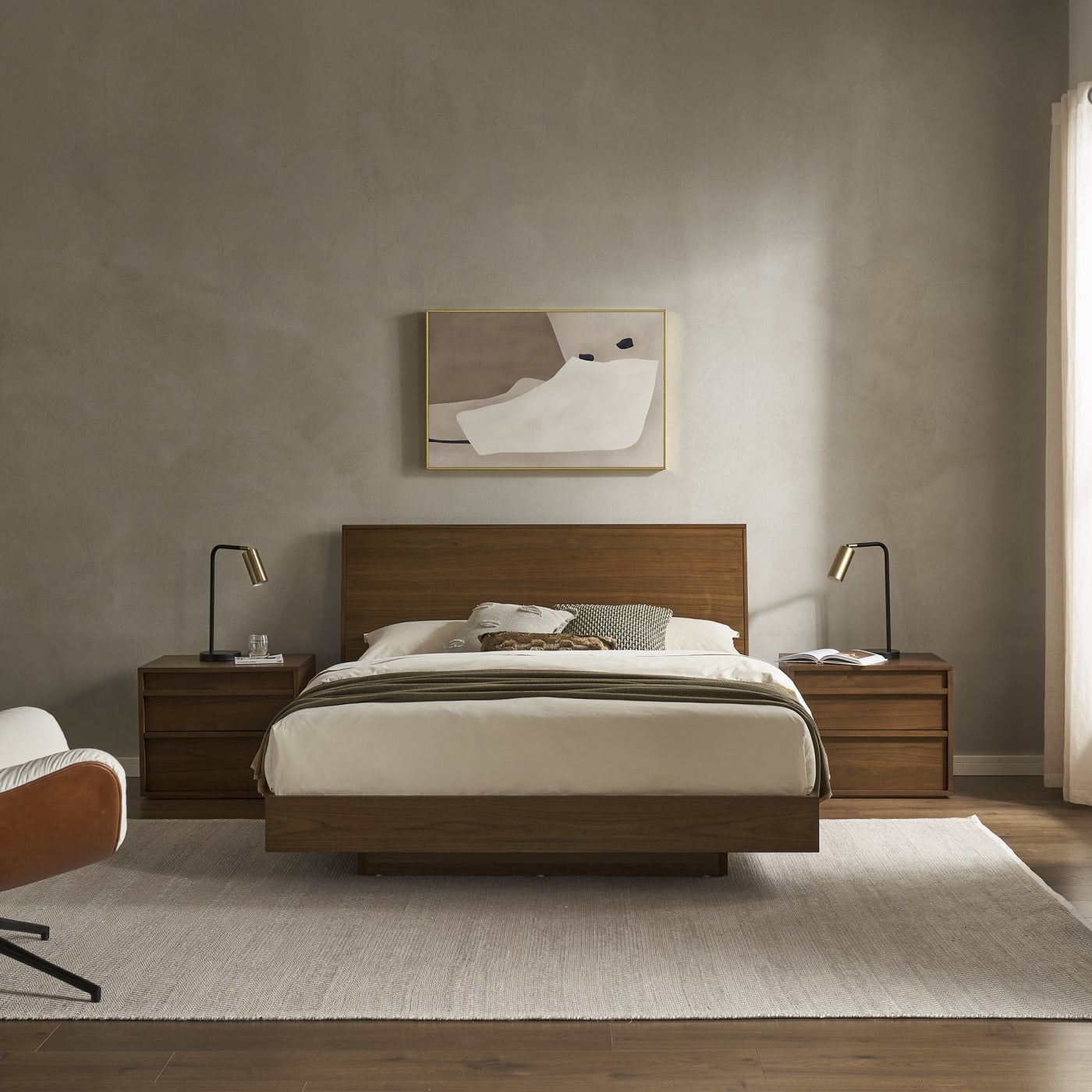 Joseph Build-Your-Own Bedroom Set, Walnut