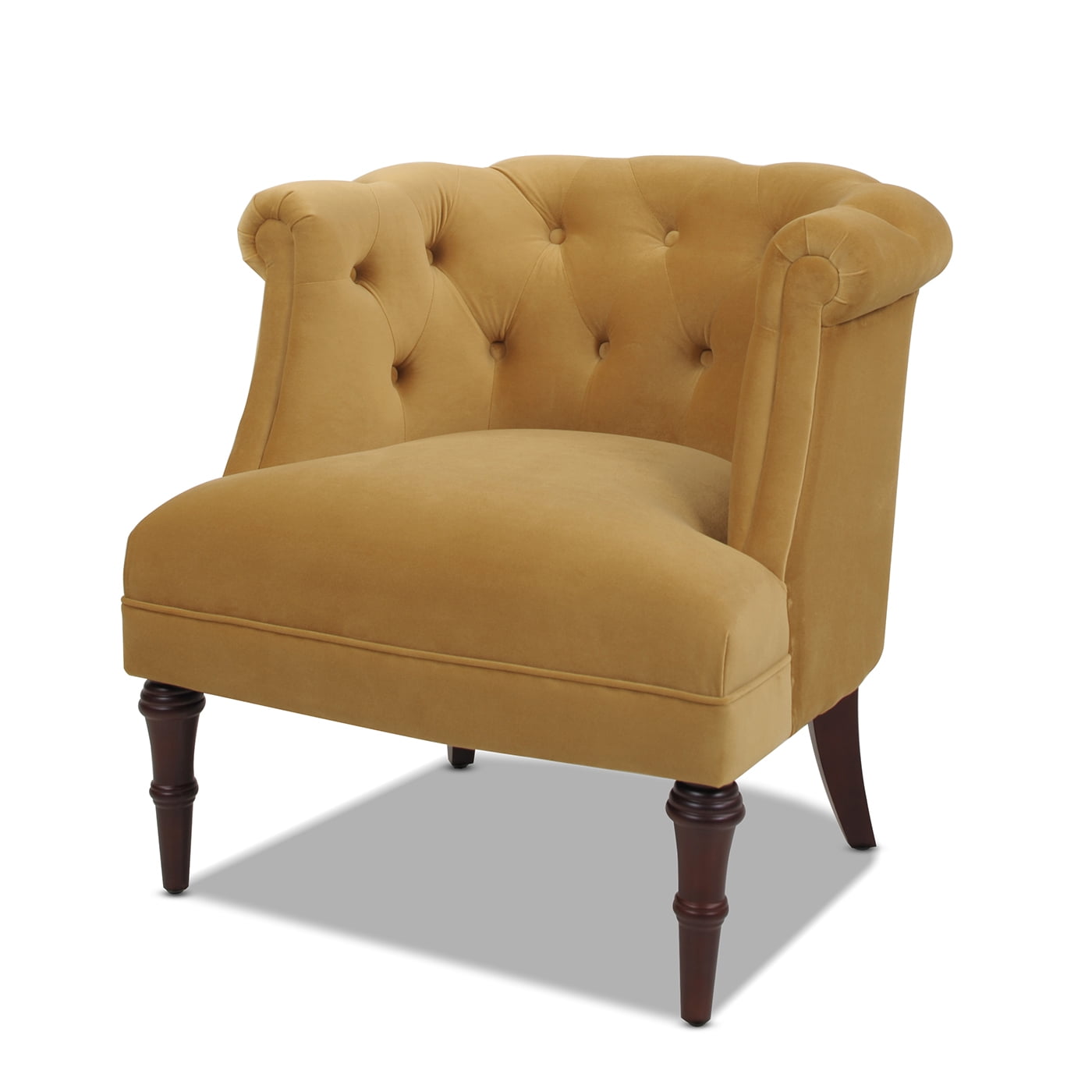 Katherine Tufted Accent Chair Gold