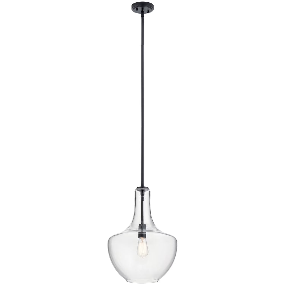 Clear Glass Pendant Light
