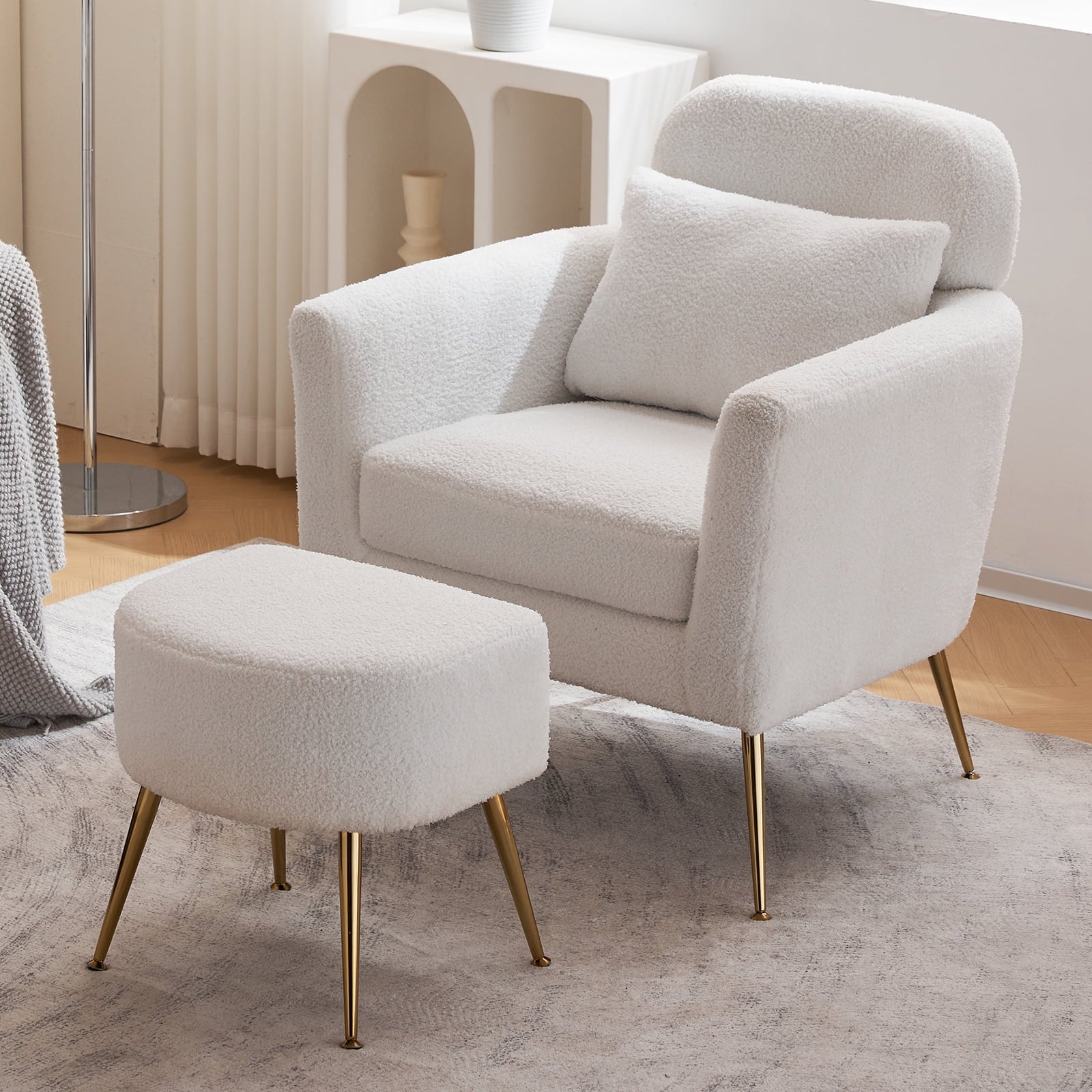 https://www.walmart.com/ip/Ktaxon-Accent-Chair-Ottoman-Set-Teddy-Fabric-Upholstered-Single-Sofa-Lumber-Pillow-Armchair-Armrests-Footrest-Bedroom-Living-Reading-Room-Office-Tedd/2530282501