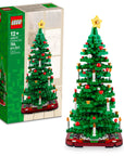 LEGO Christmas Tree Toy Building Set for Kids, Collectible Holiday Decor, 2 Building Options, 40573