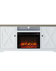 70" TV Stand with Fireplace