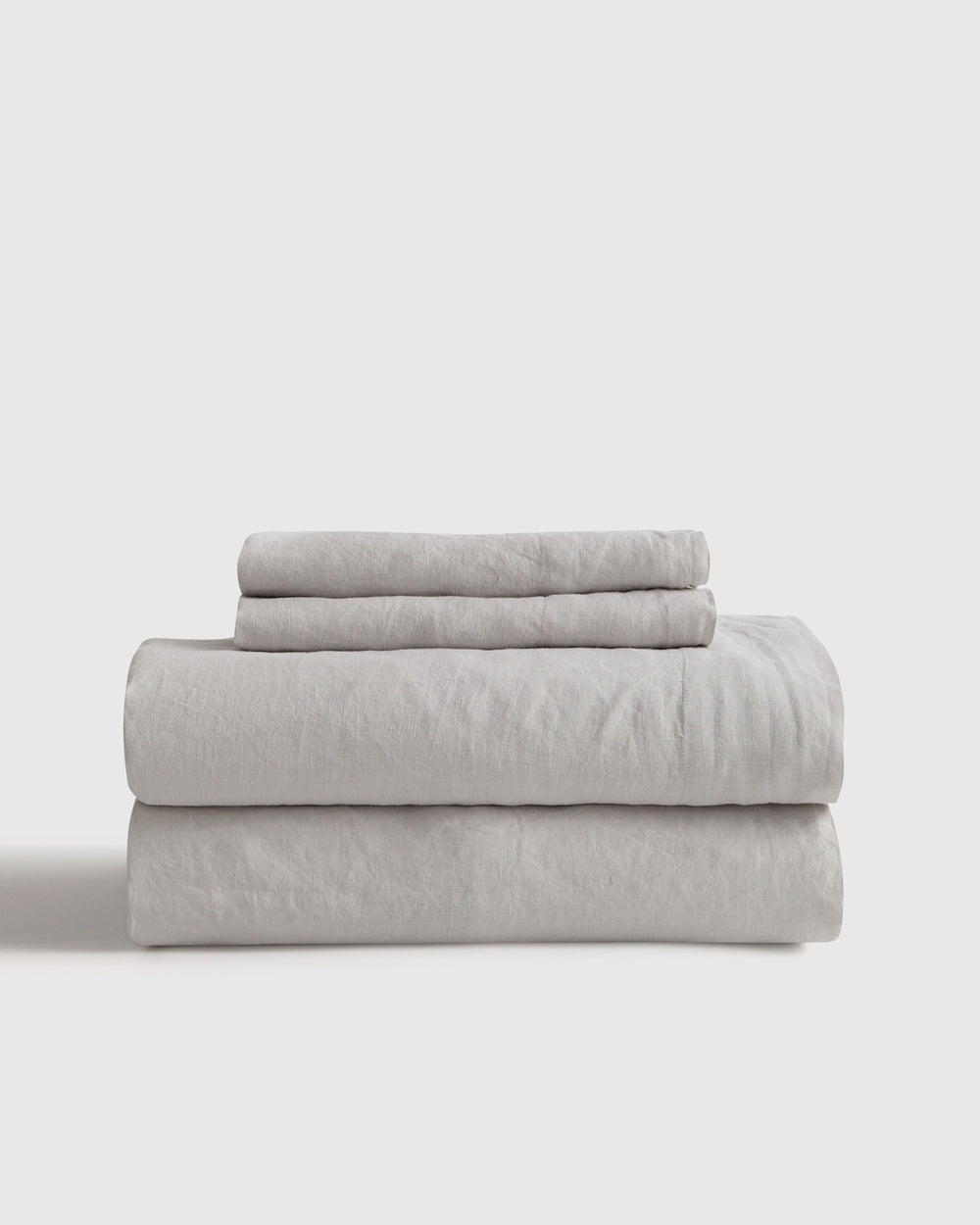 European Linen Sheet Set with Flat Sheet