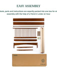 Linda Wood Platform Bed Frame