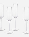 Lucent Champagne Glasses, Set of 4