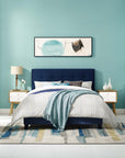 Amira Performance Velvet Bed