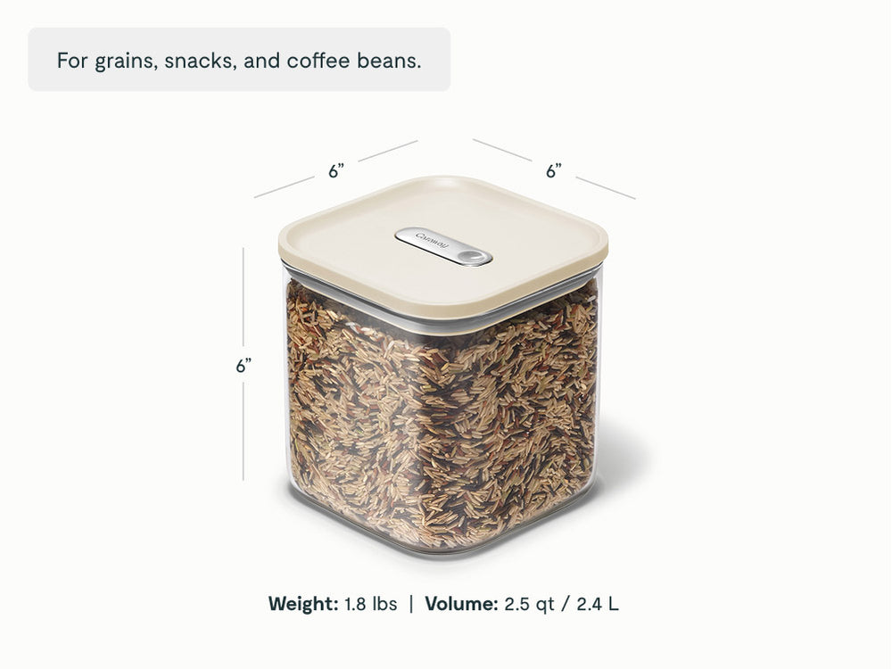 Medium Glass Airtight Container | Non-Toxic &amp; BPA-Free