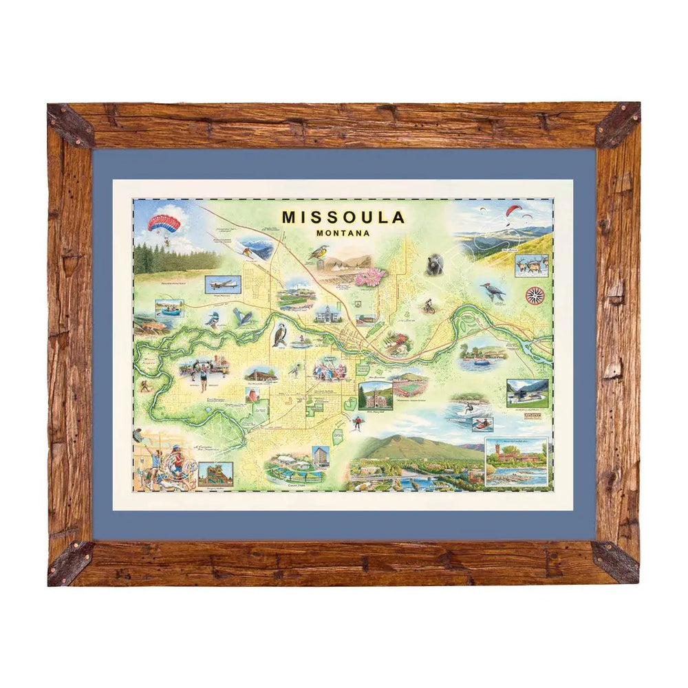 Missoula Hand-Drawn Map