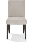 Modesto Upholstered Side Chair in Abalone Linen and French Roast