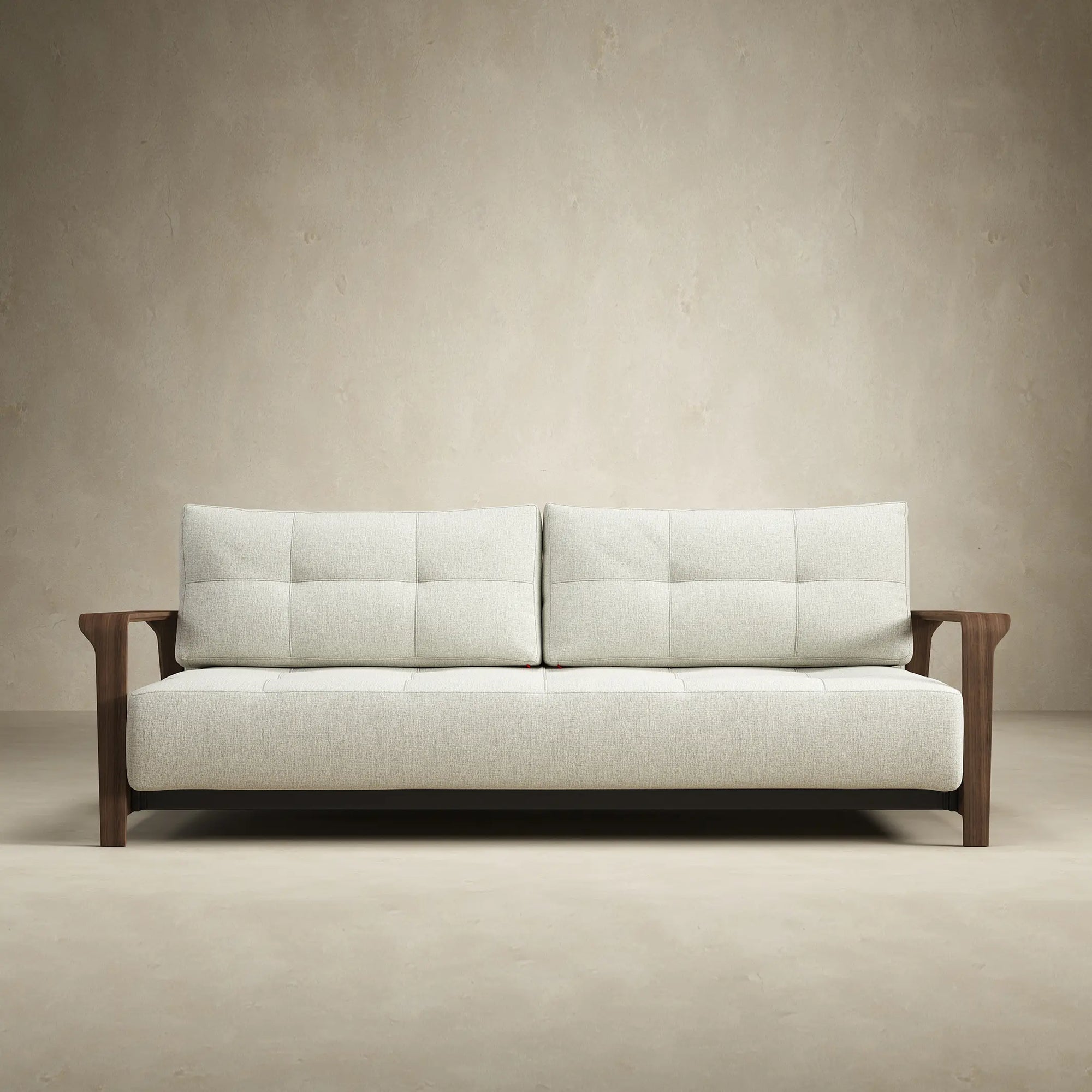 Movie Night Sofa Bed - Wood Arms (Queen)