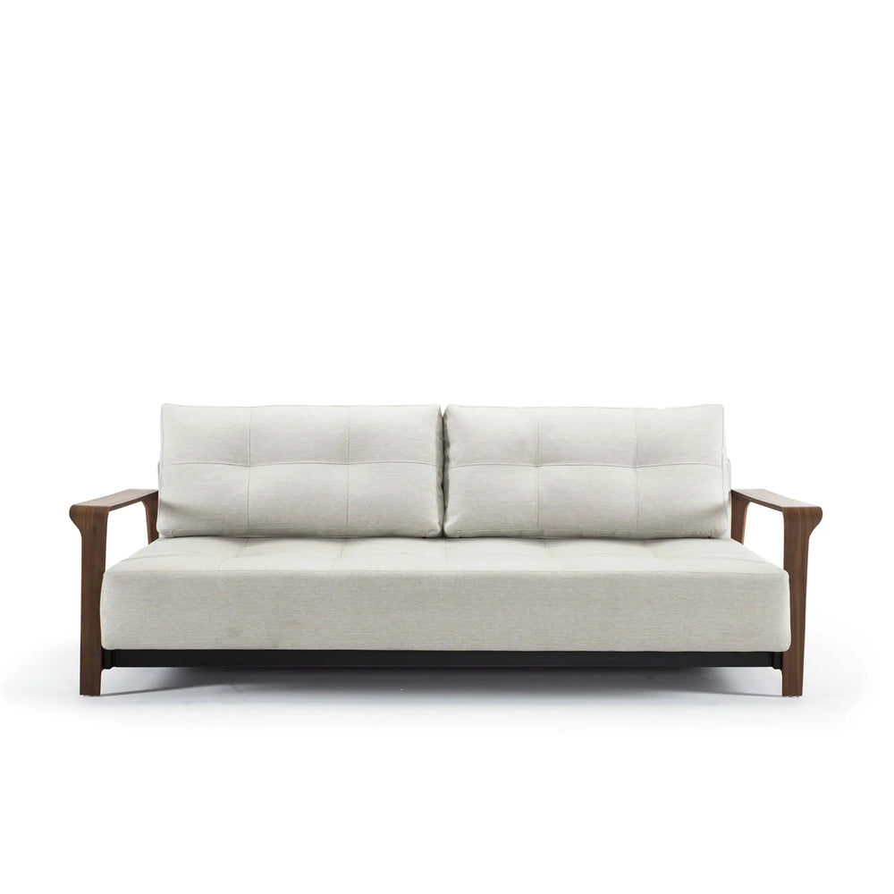 Movie Night Sofa Bed - Wood Arms (Queen)