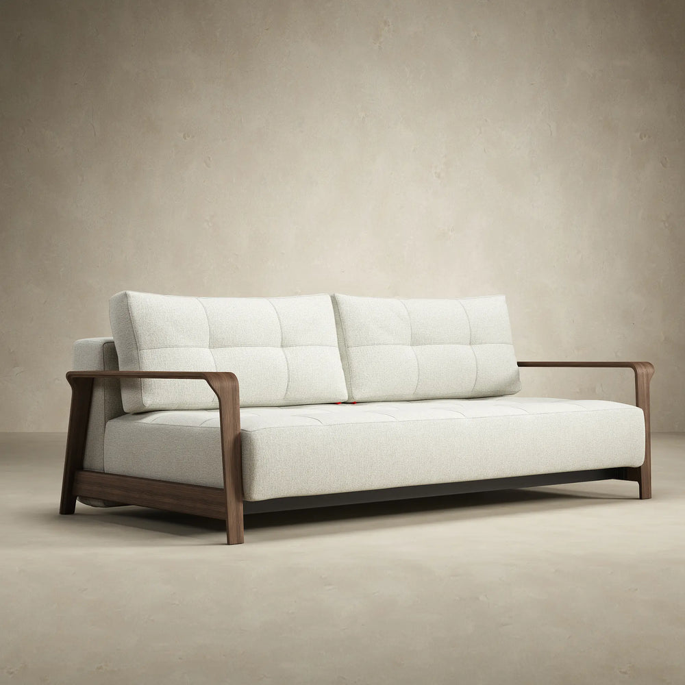 Movie Night Sofa Bed - Wood Arms (Queen)