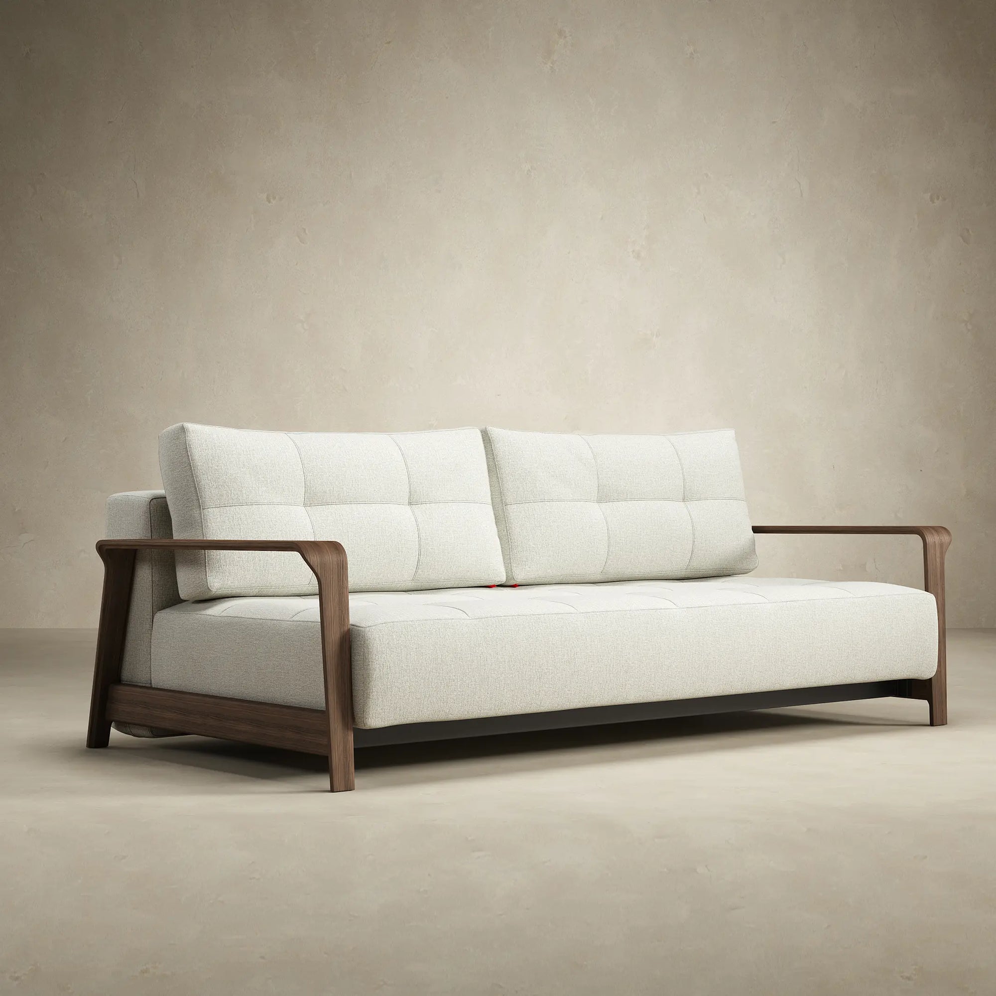 Movie Night Sofa Bed - Wood Arms (Queen)