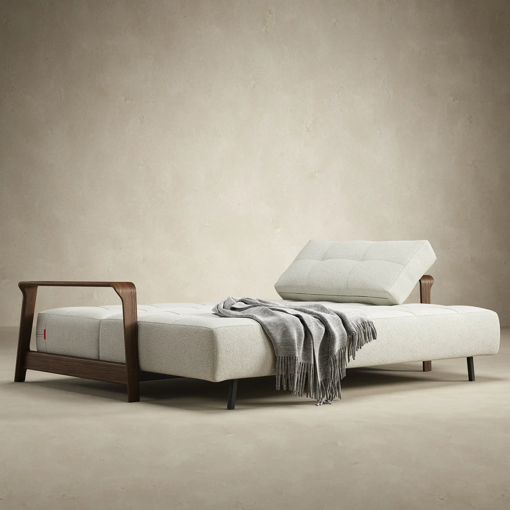 Movie Night Sofa Bed - Wood Arms (Queen)