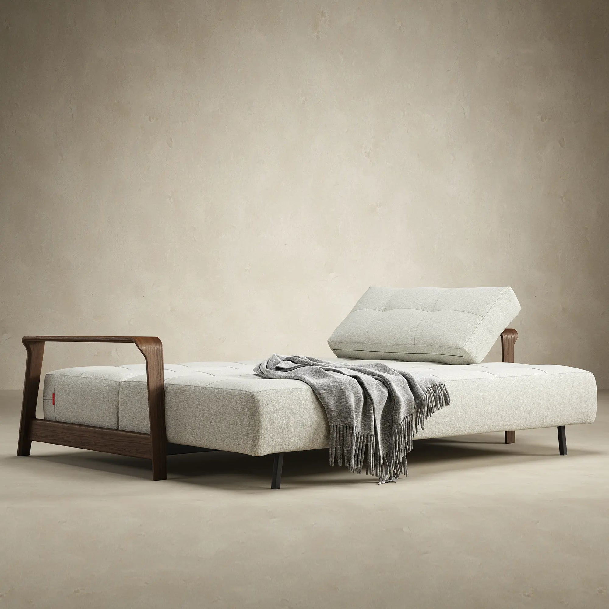 Movie Night Sofa Bed - Wood Arms (Queen)